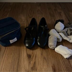 Chanel Black Mary Jane Heels